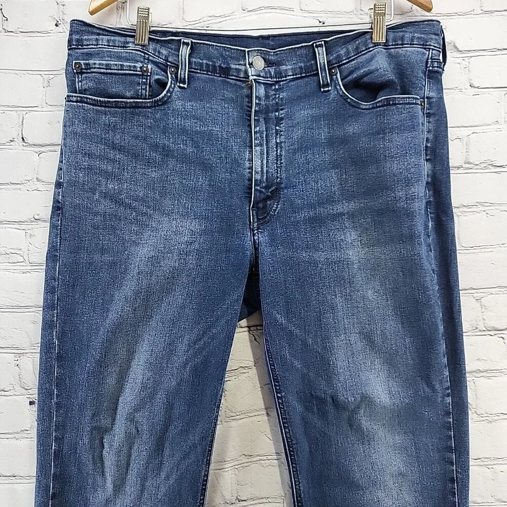 Levis‎ Jeans Mens W38 L32 Blue Denim Relaxed Straight Cowboy Flaw